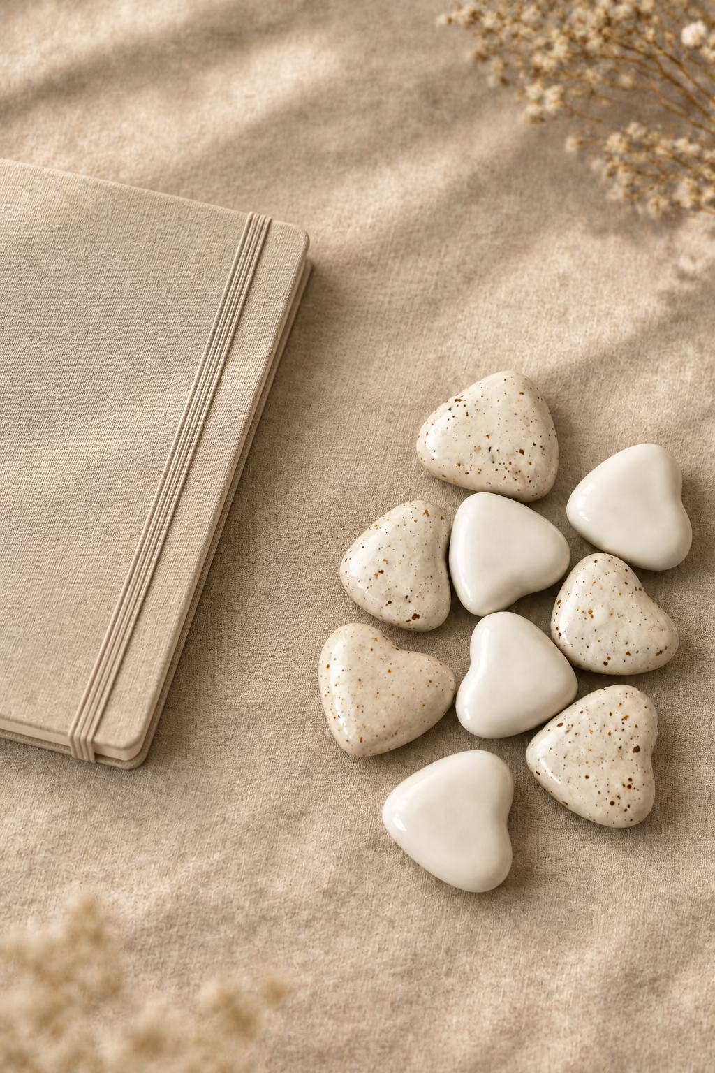 Marilou Heart Magnets - Set of 4